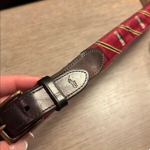 Polo belt 
For a collector who wants loves the polo bear